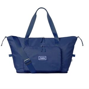 The Foldie Bag Navy Blue Foldie Travel Bag NWOT